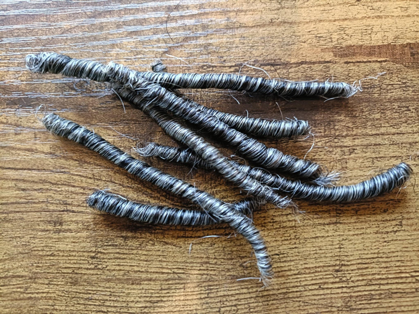 Natural Grey permanently curled yak