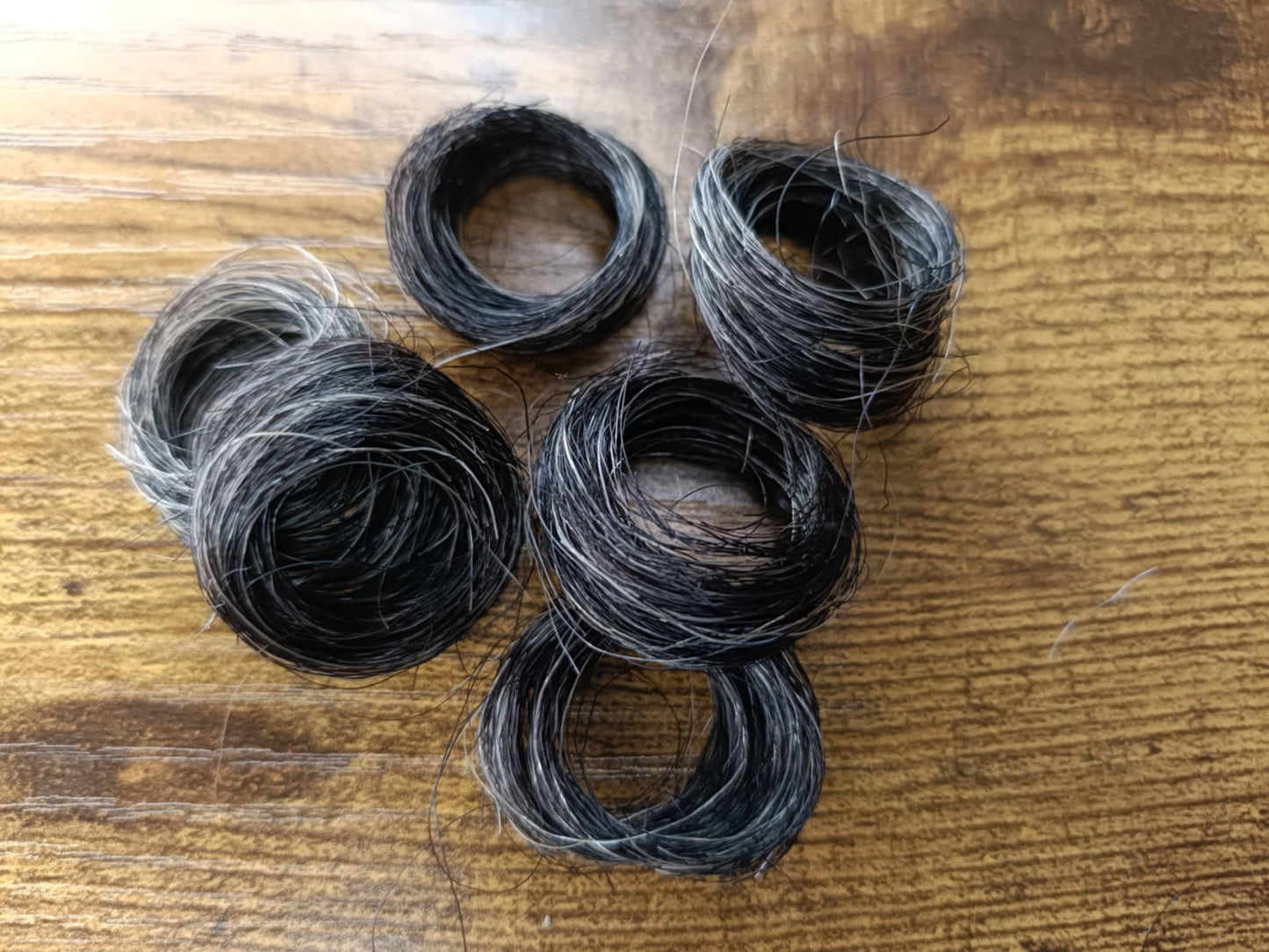 Natural Grey permanently curled yak