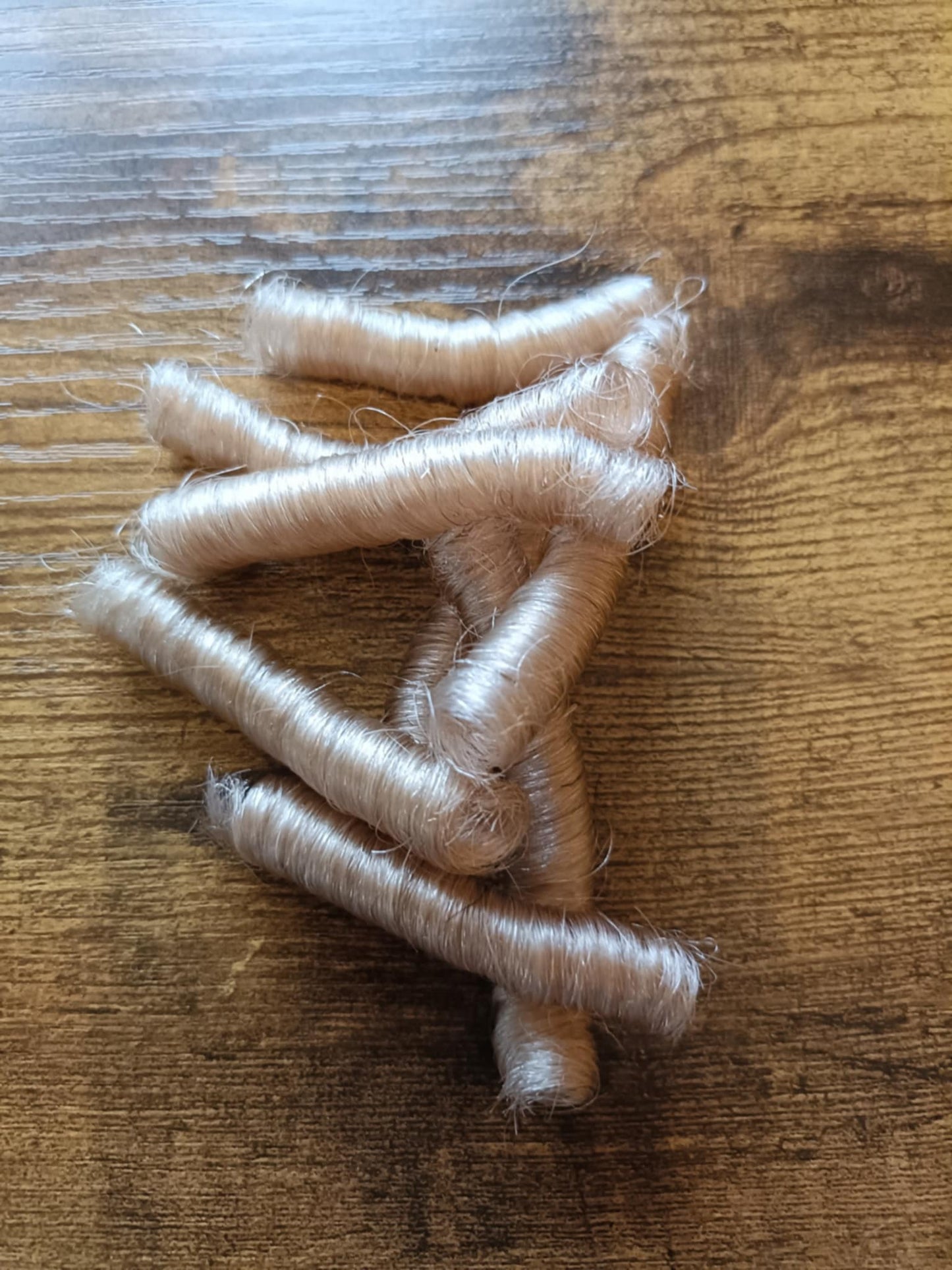 Honey Blonde permanently curled yak-20 gram