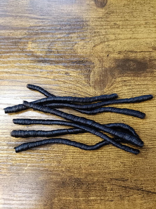 Very Dark Brown Permanently curled Human hair